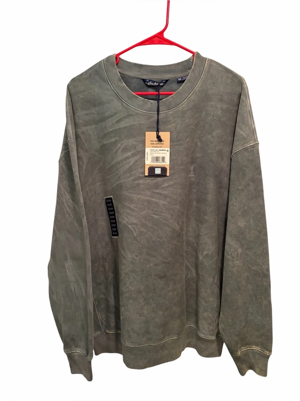 Chubbies “The Marshland” men’s comfort crewneck. Size M. New with tags - Picture 1 of 7